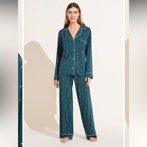 eberjey Printed Long Pajama Set NWT